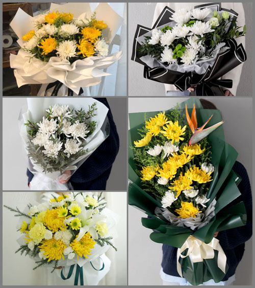 安徽阜阳市阜南县朱寨镇前店村白事花束代送